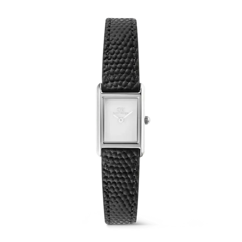 The Watch Boutique Daniel Wellington Bound Mini Black Lizard Silver Watch