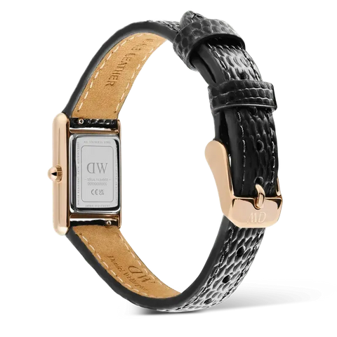 The Watch Boutique Daniel Wellington Bound Mini Gold Lizard Rose Gold Watch