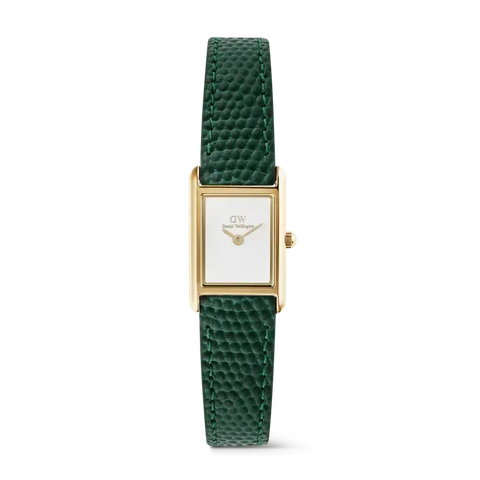 Daniel Wellington Bound Mini Green Lizard Gold Watch