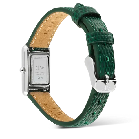 Daniel Wellington Bound Mini Green Lizard Silver Watch