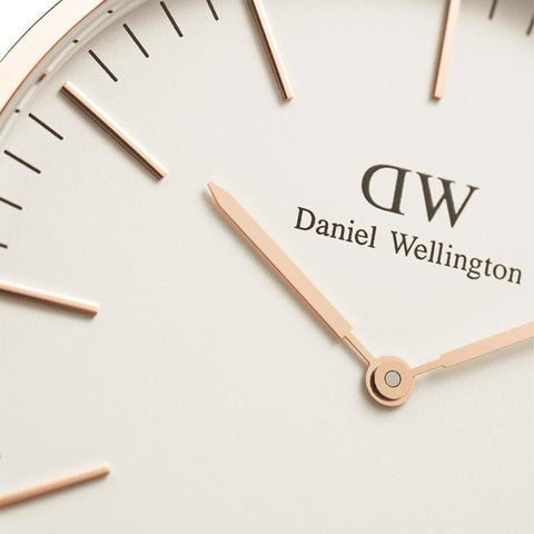 The Watch Boutique Daniel Wellington Bristol Rose Gold Classic Watch 40mm
