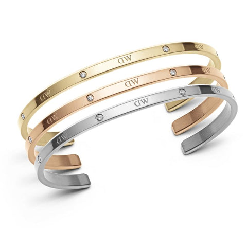The Watch Boutique Daniel Wellington Bundle : Classic Lumine Bracelet Rose Gold + Silver + Gold
