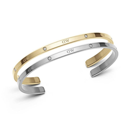 The Watch Boutique Daniel Wellington Bundle : Classic Lumine Bracelet Silver + Gold