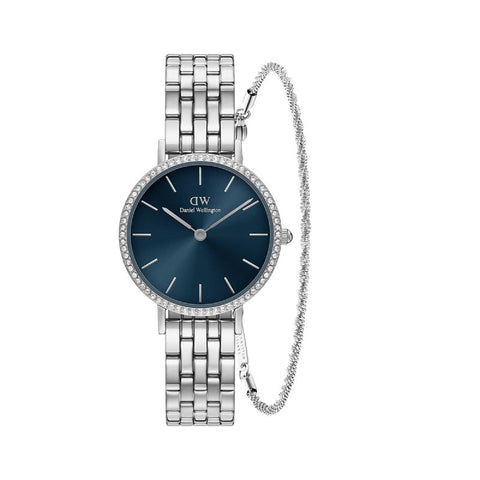 The Watch Boutique Daniel Wellington Bundle : Petite Lumine Bezel Arctic + Twisted Bracelet S