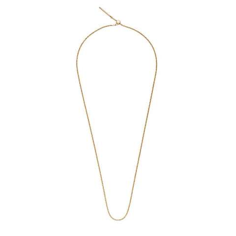 Elegant Daniel Wellington gold-plated stainless steel snake bracelet, 185mm length with a sleek, adjustable sliding clasp.