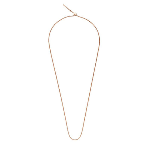Elegant 185mm rose gold-plated stainless steel Daniel Wellington snake chain bracelet with adjustable charm clasp.