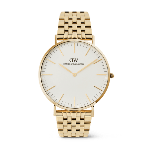 The Watch Boutique Daniel Wellington Classic 7-Link Gold 40mm Men's Watch