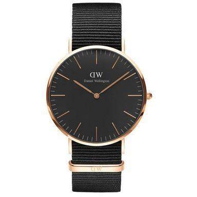 The Watch Boutique Daniel Wellington Classic Black RG Cornwall 40mm