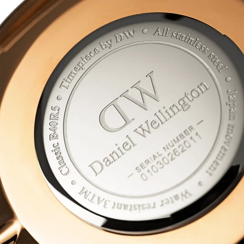 The Watch Boutique Daniel Wellington Classic Canterbury Rose Gold Eggshell White 40mm Watch