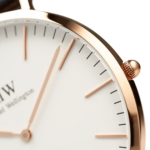 The Watch Boutique Daniel Wellington Classic Canterbury Rose Gold Eggshell White 40mm Watch