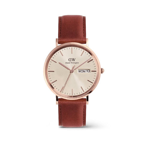 The Watch Boutique Daniel Wellington Classic Day Display St Mawes Rose Gold Champagne