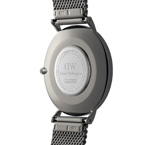 The Watch Boutique Daniel Wellington Classic Mesh Arctic Silver Watch 40mm