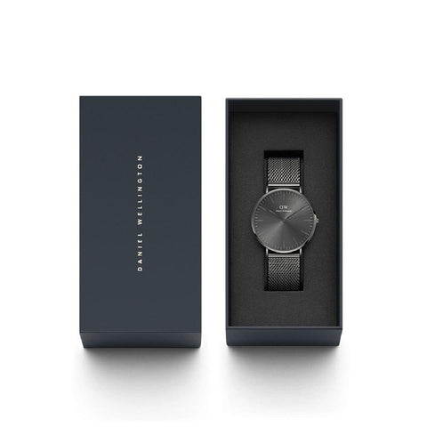 The Watch Boutique Daniel Wellington Classic Mesh Graphite Watch 40mm