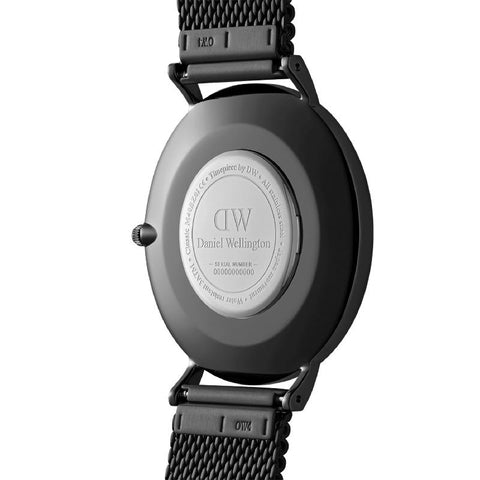 The Watch Boutique Daniel Wellington Classic Mesh Onyx Black Watch 40mm