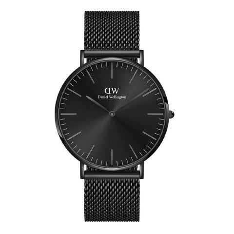 The Watch Boutique Daniel Wellington Classic Mesh Onyx Black Watch 40mm