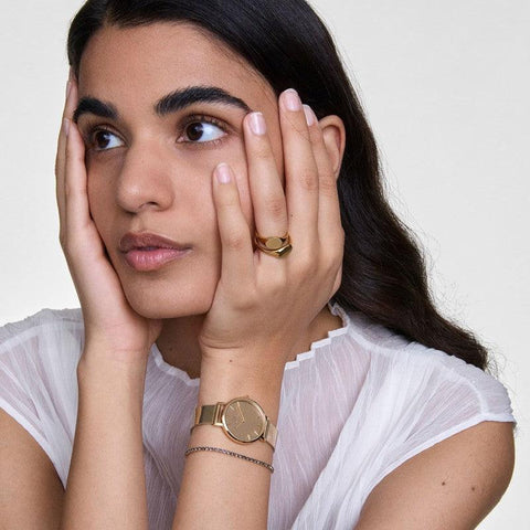 The Watch Boutique Daniel Wellington Classic Mini Signet Ring Gold