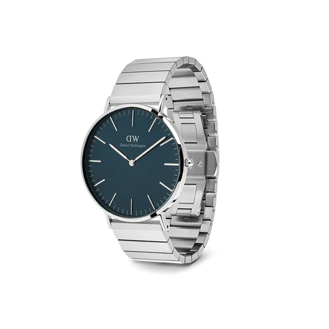 The Watch Boutique Daniel Wellington Classic Piano Link Arctic Silver Watch 40mm
