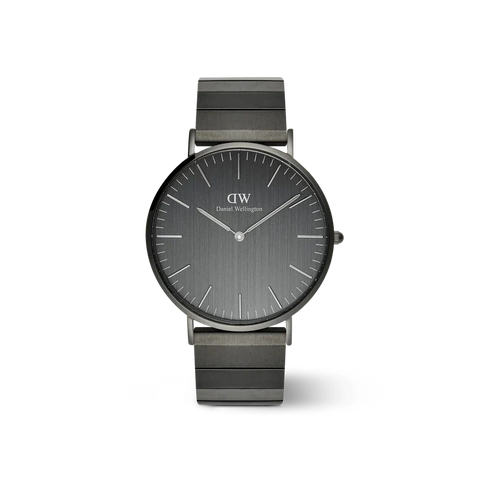 The Watch Boutique Daniel Wellington Classic Piano Link Graphite Unitone Watch 40mm