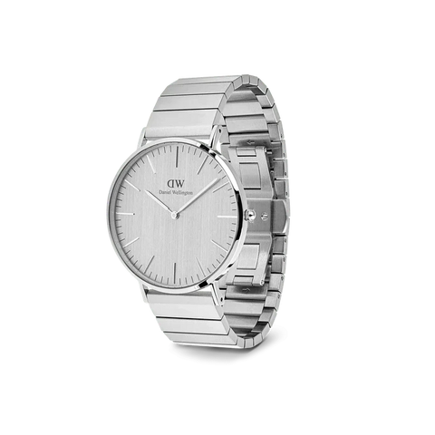 The Watch Boutique Daniel Wellington Classic Piano Link Silver Unitone Watch 40mm