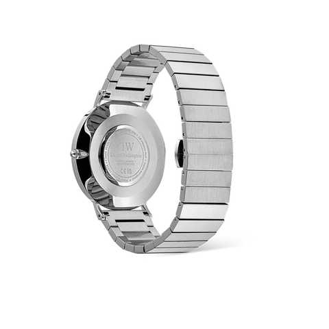 The Watch Boutique Daniel Wellington Classic Piano Link Silver Unitone Watch 40mm