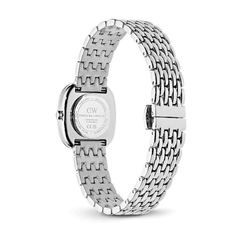 The Watch Boutique Daniel Wellington Corta Malachite Grain-Link Silver Women's Watch