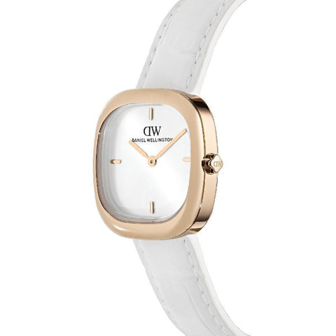 The Watch Boutique Daniel Wellington Corta White-Croc Rose Gold Women's Watch