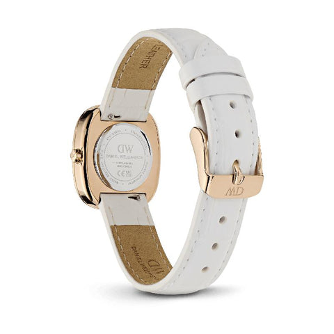 The Watch Boutique Daniel Wellington Corta White-Croc Rose Gold Women's Watch