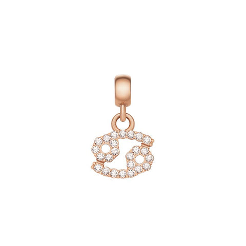 The Watch Boutique Daniel Wellington Crystal Cancer Charm Rose Gold