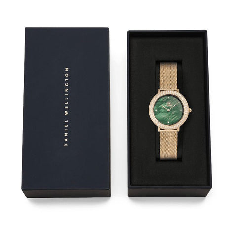 The Watch Boutique Daniel Wellington Crystalline Bezel Evergold Green