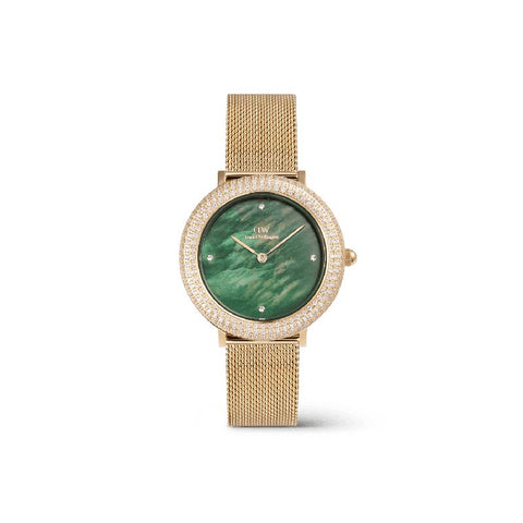 The Watch Boutique Daniel Wellington Crystalline Bezel Evergold Green