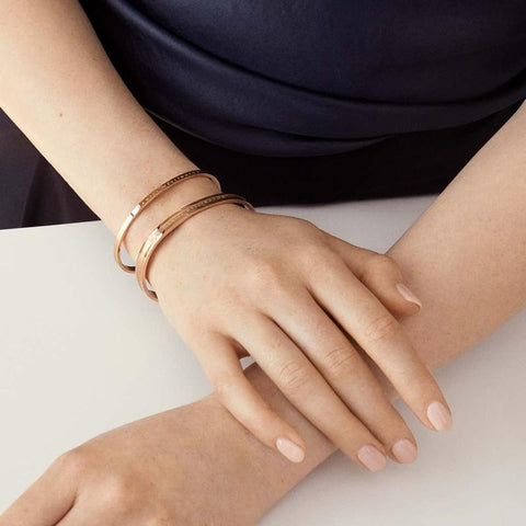 The Watch Boutique Daniel Wellington Elan Cuff Bangle Rose Gold