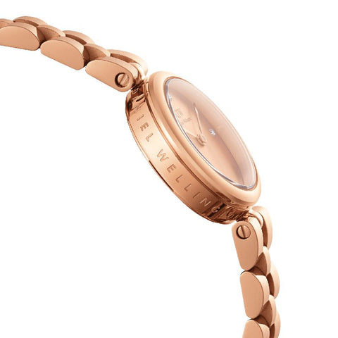The Watch Boutique Daniel Wellington Elan Lumine Unitone Rose Gold Watch 22mm