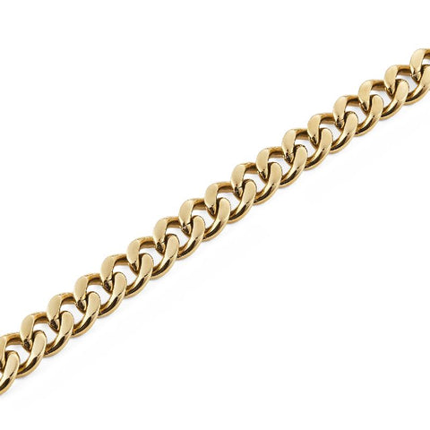 The Watch Boutique Daniel Wellington Elegant Gold Bold Ellipse Cuban Chain Necklace