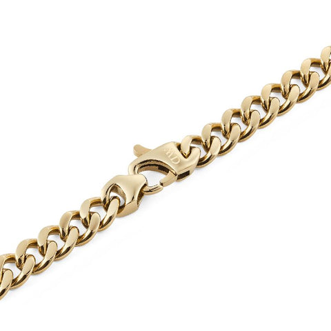 The Watch Boutique Daniel Wellington Elegant Gold Bold Ellipse Cuban Chain Necklace