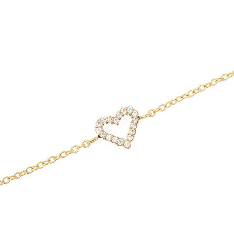 The Watch Boutique Daniel Wellington Elegant Gold Heart Bracelet