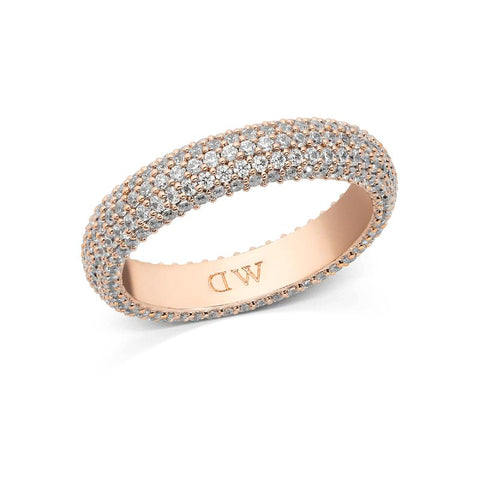 The Watch Boutique Daniel Wellington Elegant Pavé Rose Gold Sparkling Ring