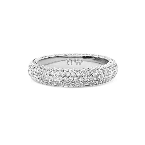 The Watch Boutique Daniel Wellington Elegant Silver Pavé Ring