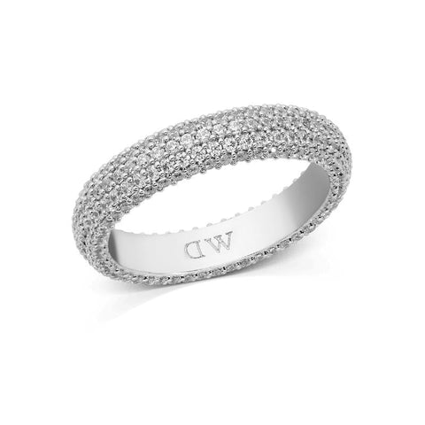 The Watch Boutique Daniel Wellington Elegant Silver Pavé Ring