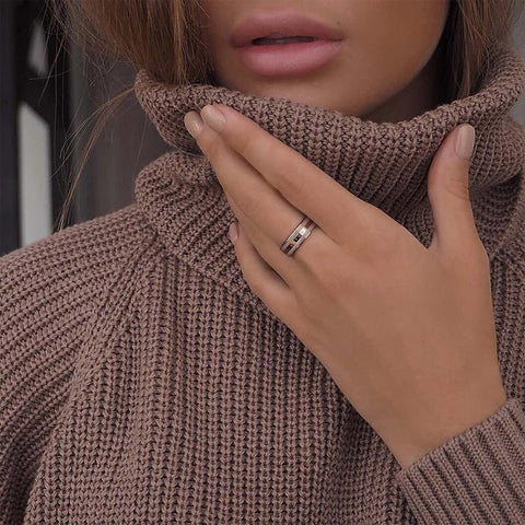 The Watch Boutique Daniel Wellington Emalie Ring Desert Sand Rose Gold