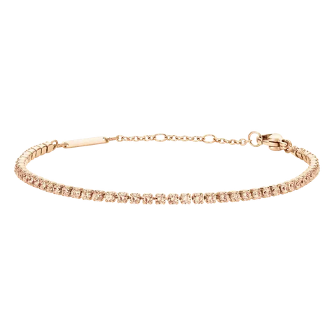 Daniel Wellington Federica Scagnetti x DW Peach Tennis Bracelet Rose Gold