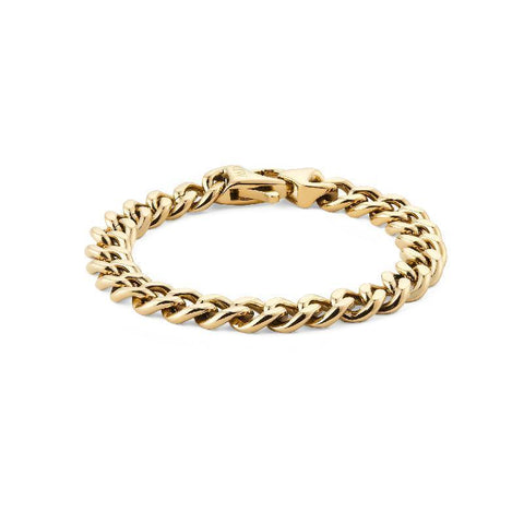 Daniel Wellington Gold Ellipse Cuban Chain Bracelet