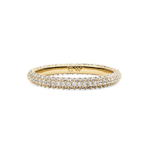 The Watch Boutique Daniel Wellington Gold Pavé Ring