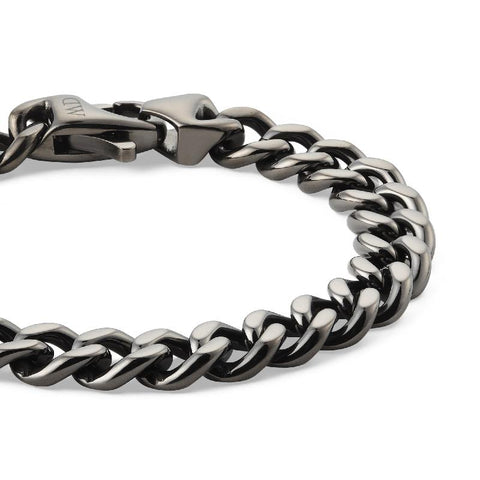 Daniel Wellington Graphite Ellipse Cuban Chain Bracelet