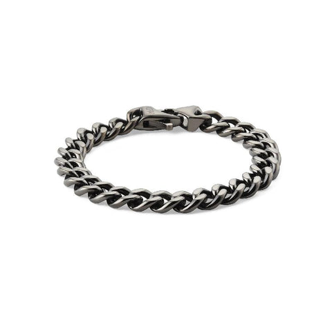 Daniel Wellington Graphite Ellipse Cuban Chain Bracelet