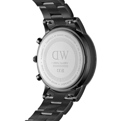 The Watch Boutique Daniel Wellington Iconic Chronograph Black Watch 42mm