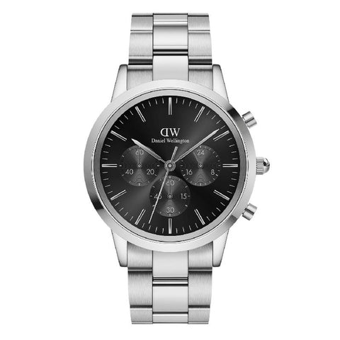 The Watch Boutique Daniel Wellington Iconic Chronograph Silver Watch 42mm