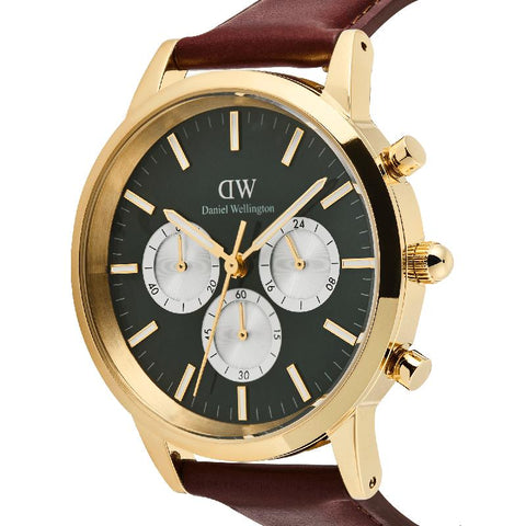 The Watch Boutique Daniel Wellington Iconic Gold Chronograph Watch