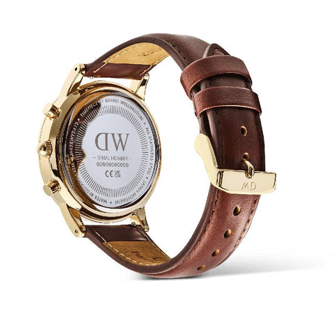 The Watch Boutique Daniel Wellington Iconic Gold Chronograph Watch