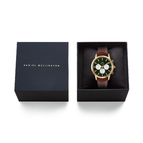 The Watch Boutique Daniel Wellington Iconic Gold Chronograph Watch