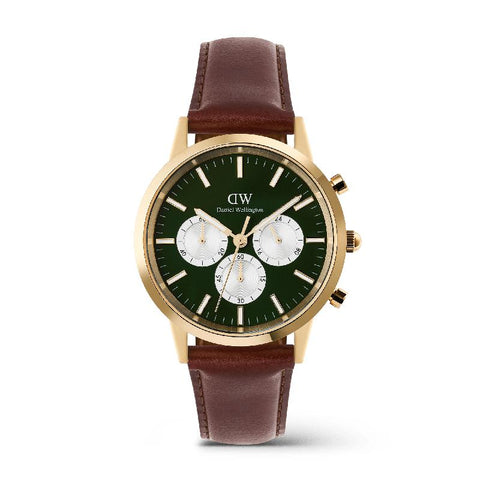 The Watch Boutique Daniel Wellington Iconic Gold Chronograph Watch